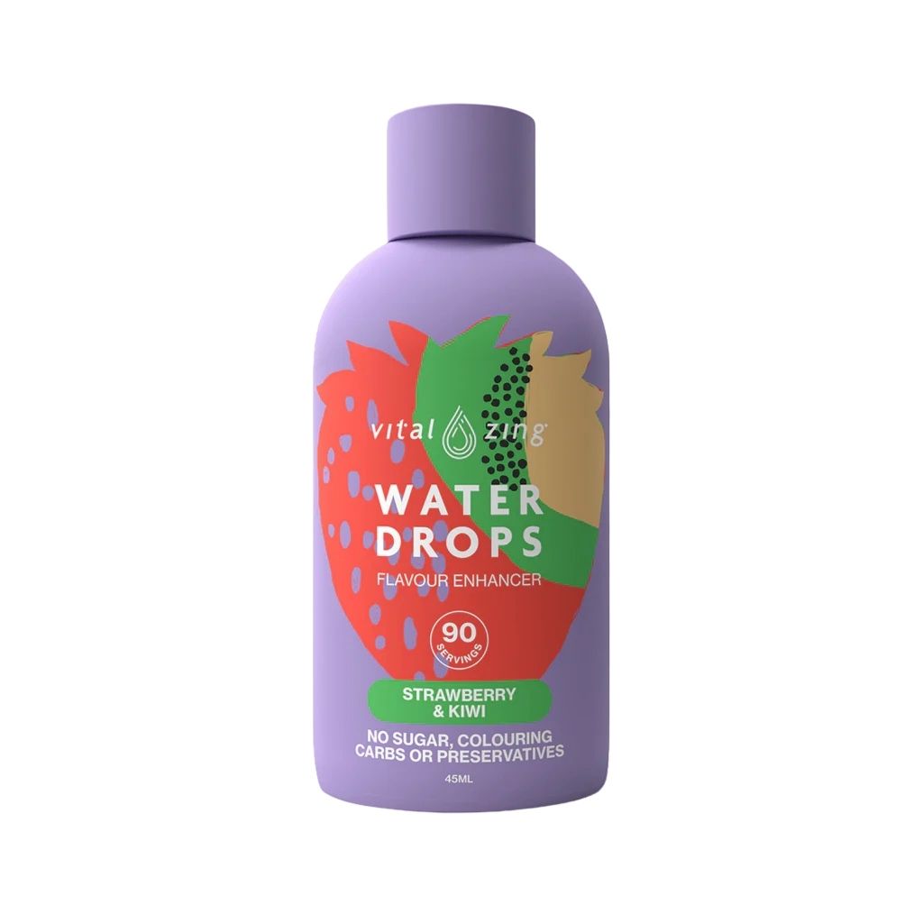 gouttes aromatisées fraise et kiwi Vital Zing - La Boite à Grains