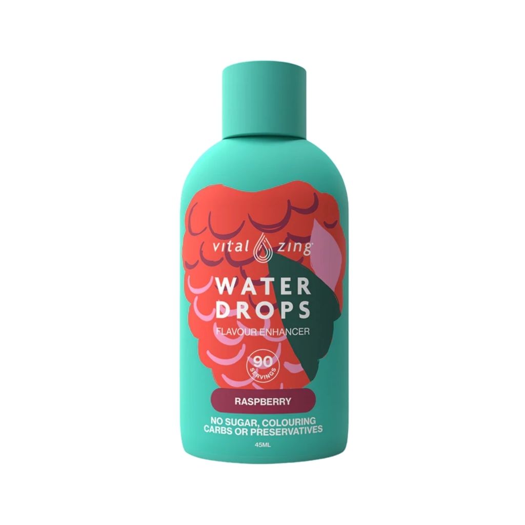 gouttes aromatisées framboise Vital Zing - La Boite à Grains