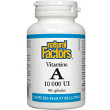 Vitamin A 10,000 IU Natural Factors - La Boite à Grains