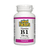 Vitamin B1 100 mg Natural Factors - La Boite à Grains