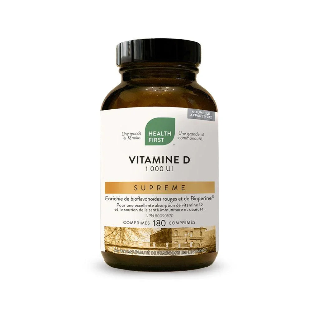 Vitamin D 1000 IU Supreme Health First - La Boite à Grains