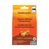 pastilles de miel de Manuka biologique avec échinacée gingembre Wedderspoon - La Boite à Grains