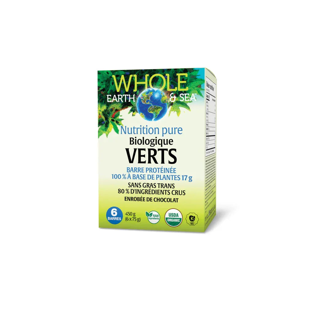 Whole Earth Sea organic protein bar - La Boite à Grains
