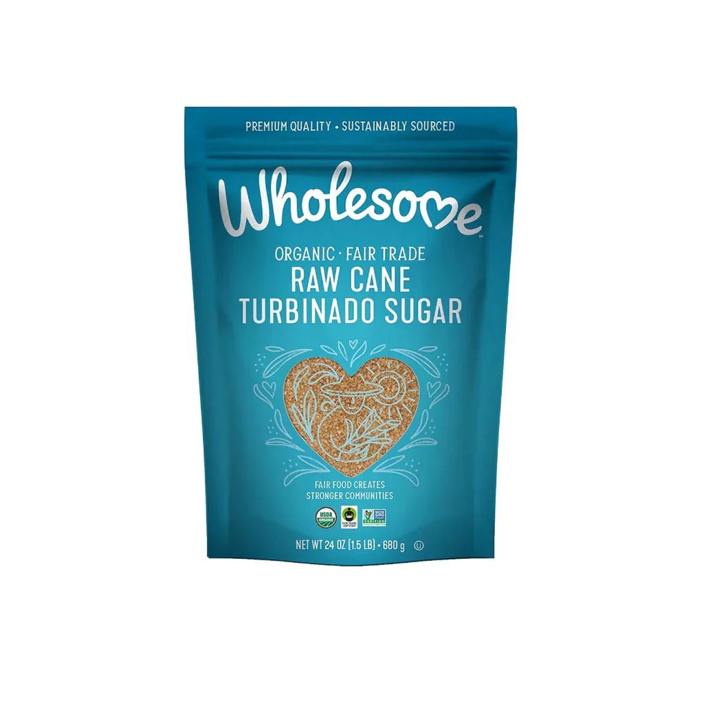 wholesome organic raw cane turbinado sugar 680 g