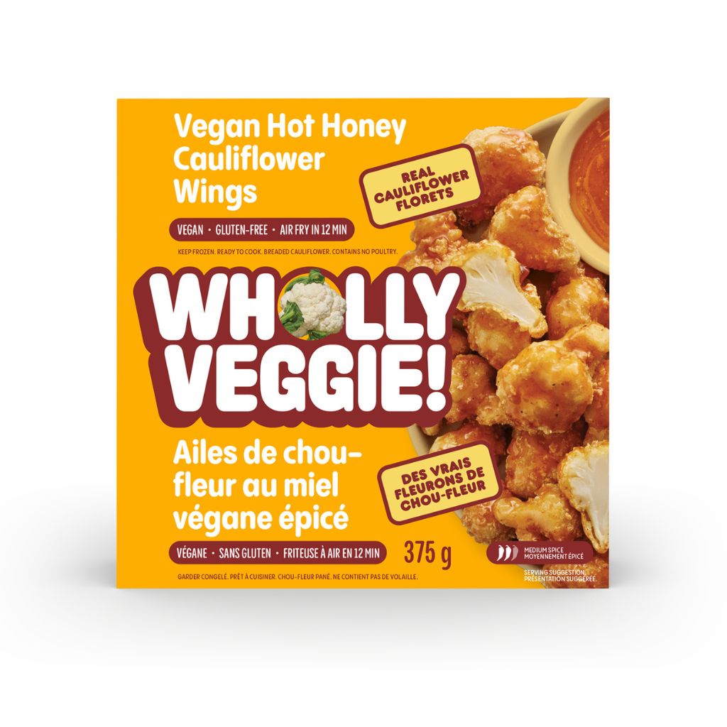 ailes de chou-fleur miel végane épicé Veggie - La Boite à Grains