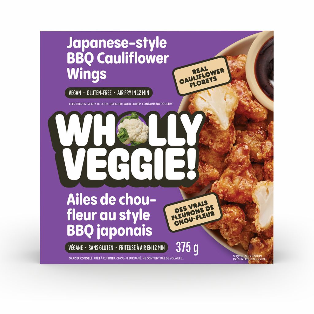ailes de chou-fleur style BBQ japonais Wholly Veggie - La Boite à Grains