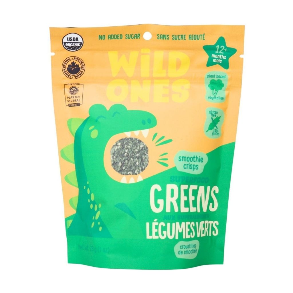 croustilles de smoothie aux superaliments légumes verts Wild Ones - La Boite à Grains
