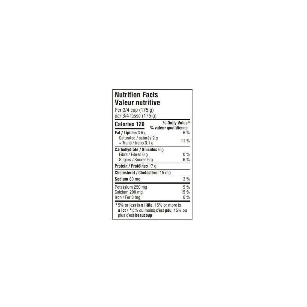 Yogourt Grec Probiotique Biologique 2% Organic Meadow