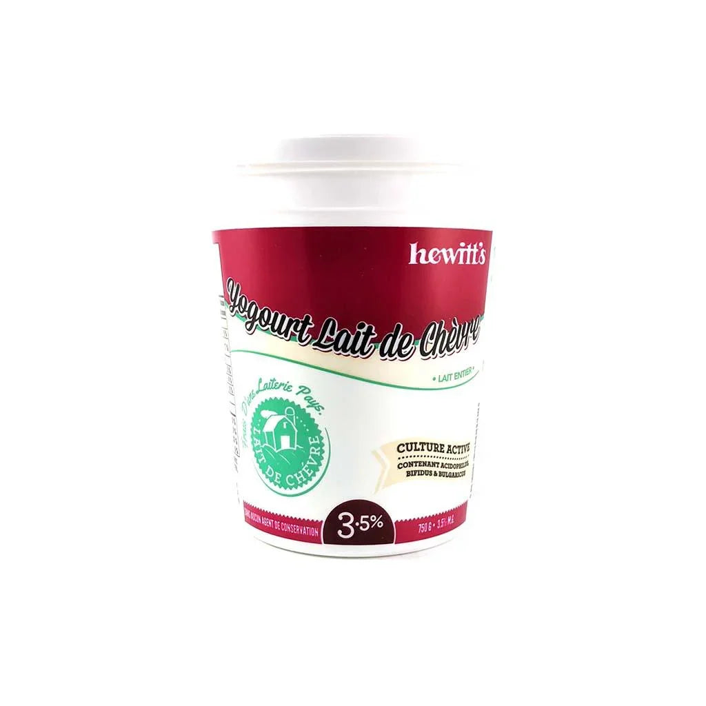 Plain Goat's Milk Yogurt 3.5% Hewitt's - La Boite à Grains