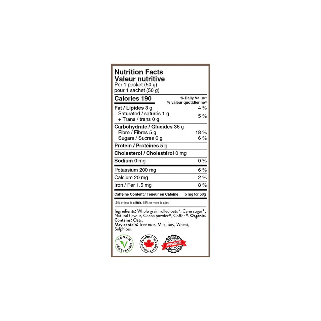 gruau frigo avoine cappuccino glacé Yumi - La Boite à Grains