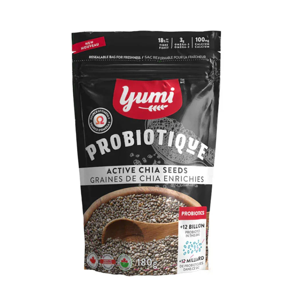 Yumi probiotic enriched chia seeds 180 g - La Boite à Grains