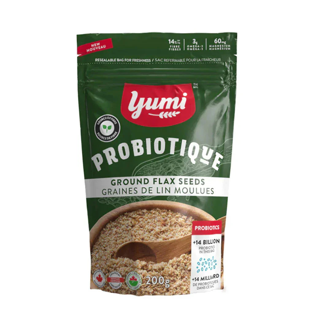 ground flax seeds probiotic Yumi 200 g - La Boite à Grains