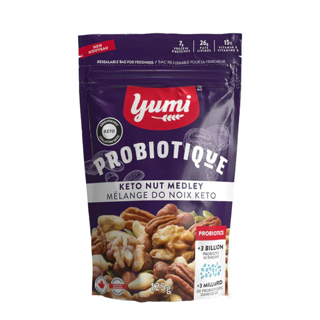 Yumi probiotic keto nut mix 125 g - La Boite à Grains