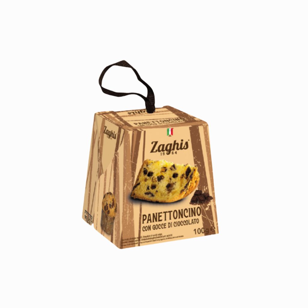 panettoncino aux pépites de chocolat noir Zaghis - La Boite à Grains