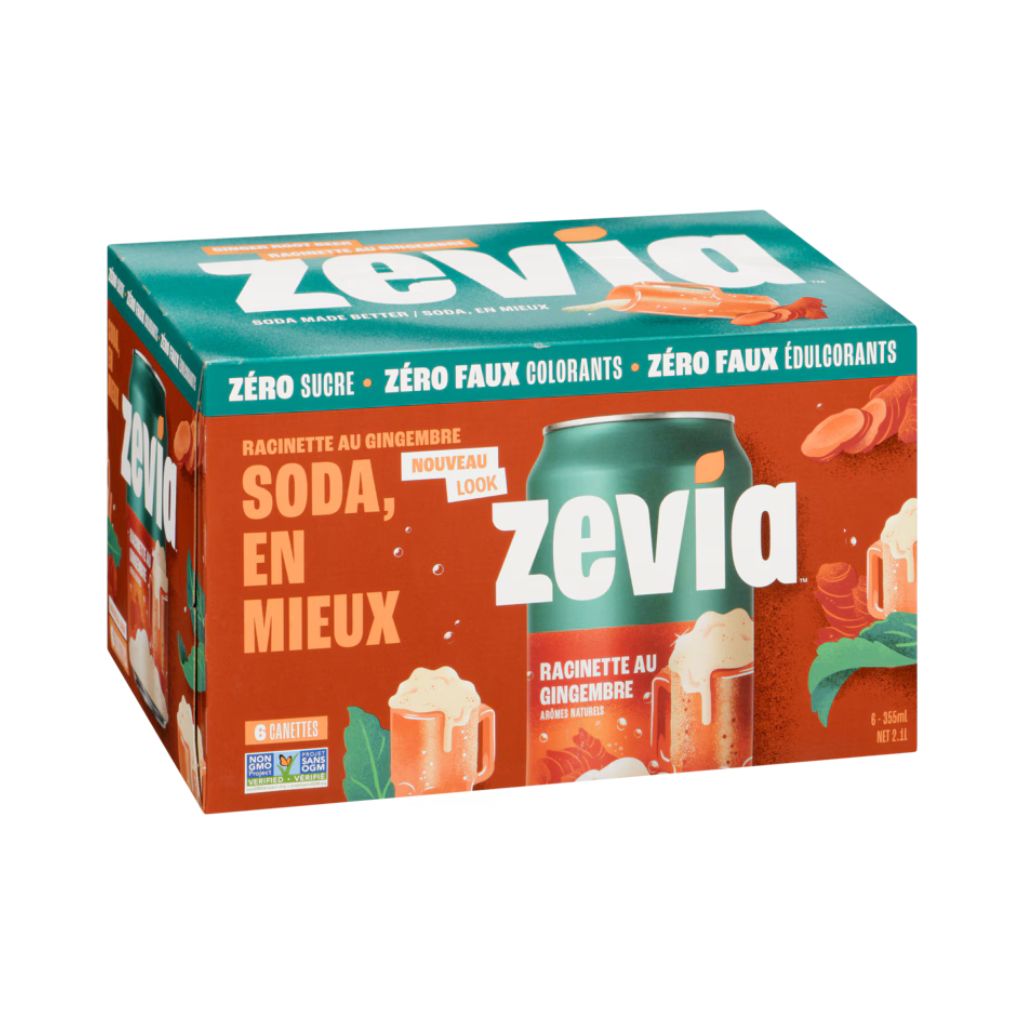 racinette au gingembre Zevia - La Boite à Grains