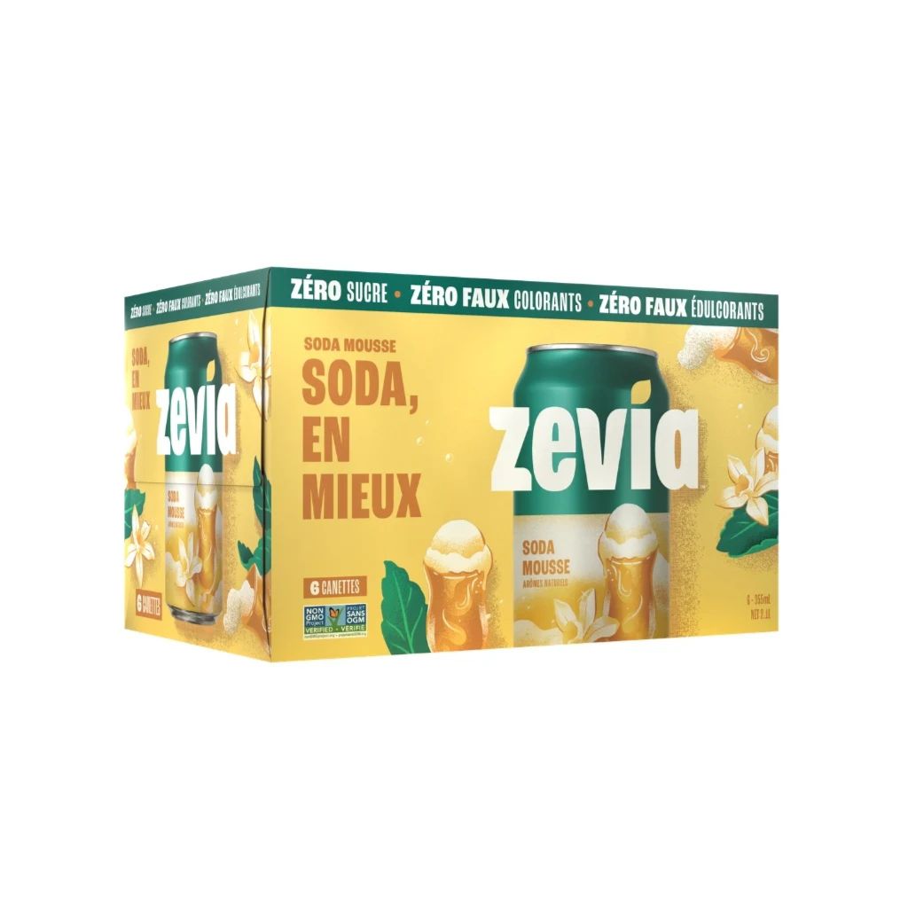 Soda mousse Zevia - La Boite à Grains